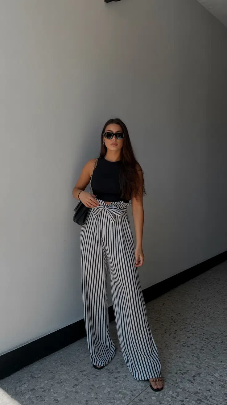 Brunch outfit inspiration 2026 Monochrome Minimalism