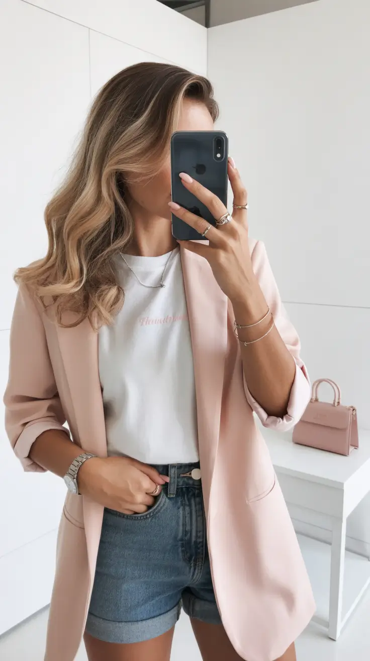 Brunch outfit inspiration 2026 Soft Pink Polished