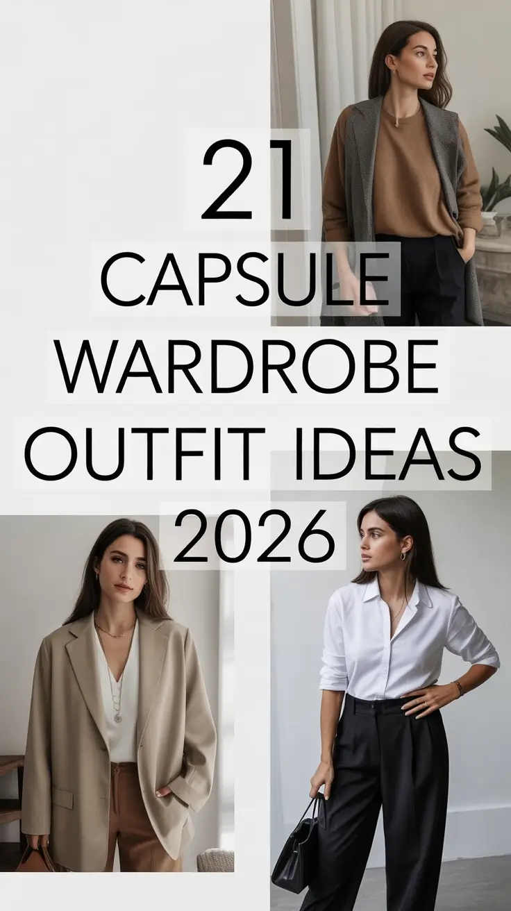 Capsule Wardrobe Outfit Ideas 2026: Timeless & Chic Looks for Every Season