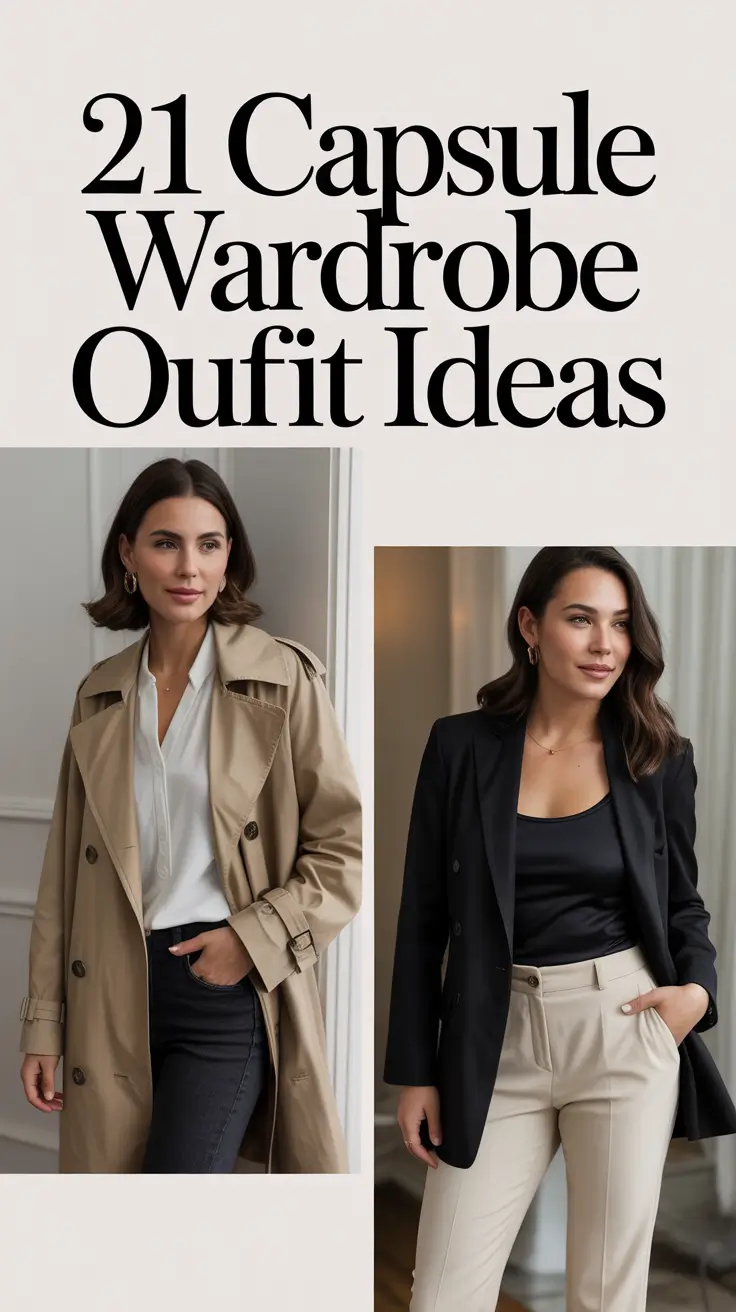 Capsule Wardrobe Outfit Ideas 2026: Timeless & Chic Looks for Every Season