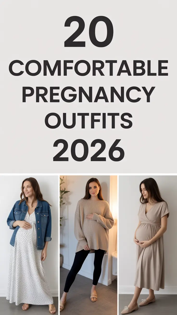 Comfortable Pregnancy Outfits 2026: Chic and Elevated Looks for Fall/Winter and Summer Seasons