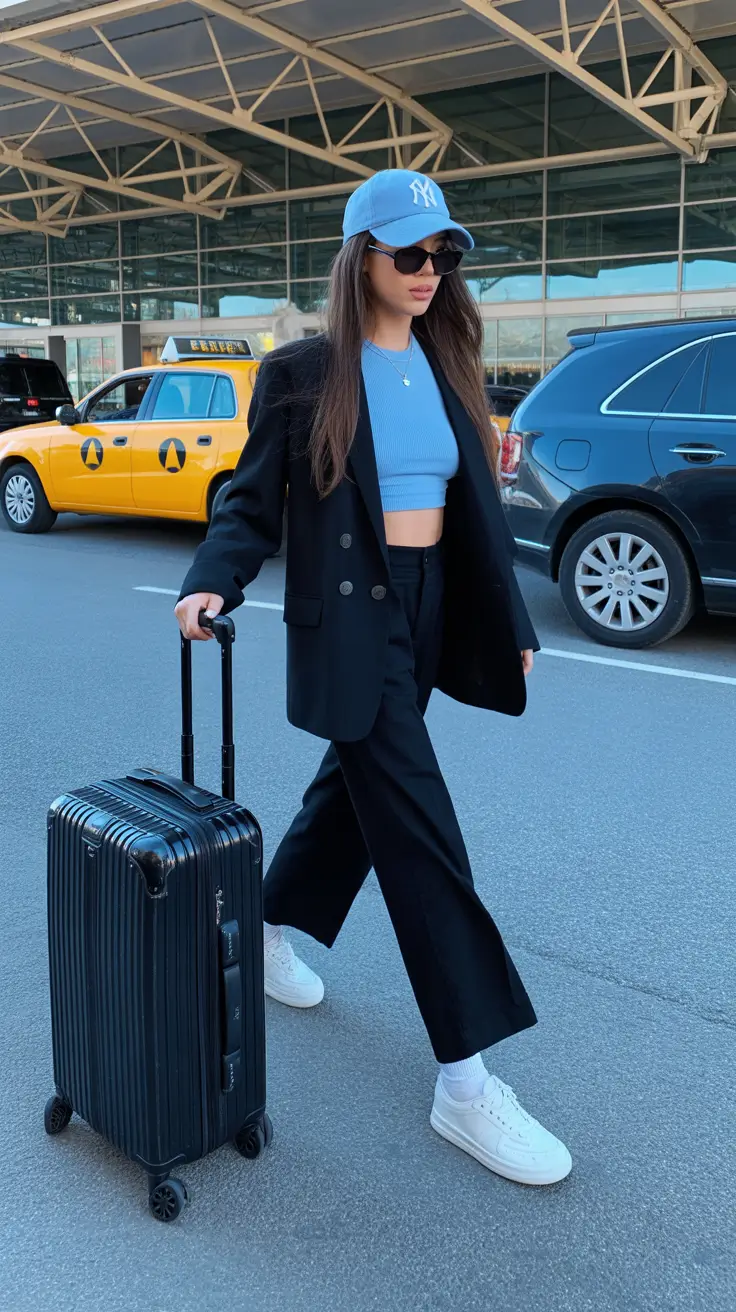 Comfortable Travel Outfits 2026 Sporty Chic with a Touch of Elegance