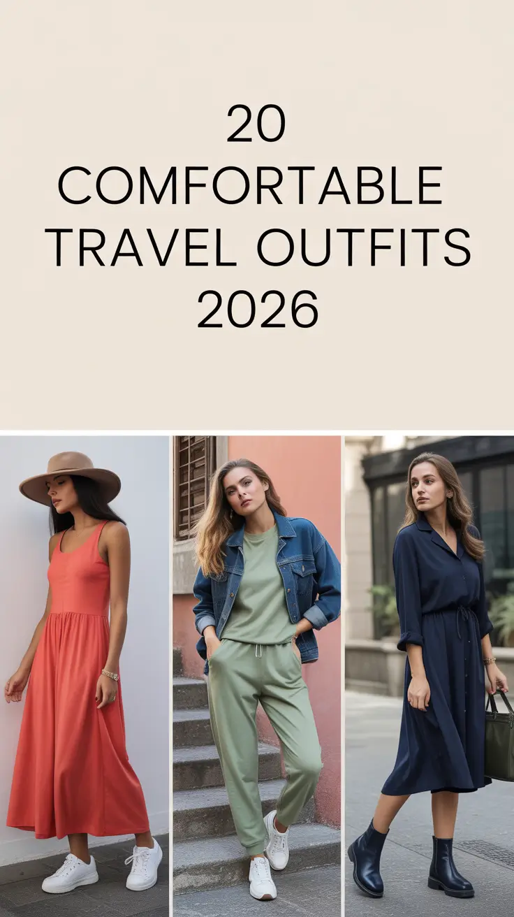 Comfortable Travel Outfits 2026: Chic & Comfy Ideas for Every Destination