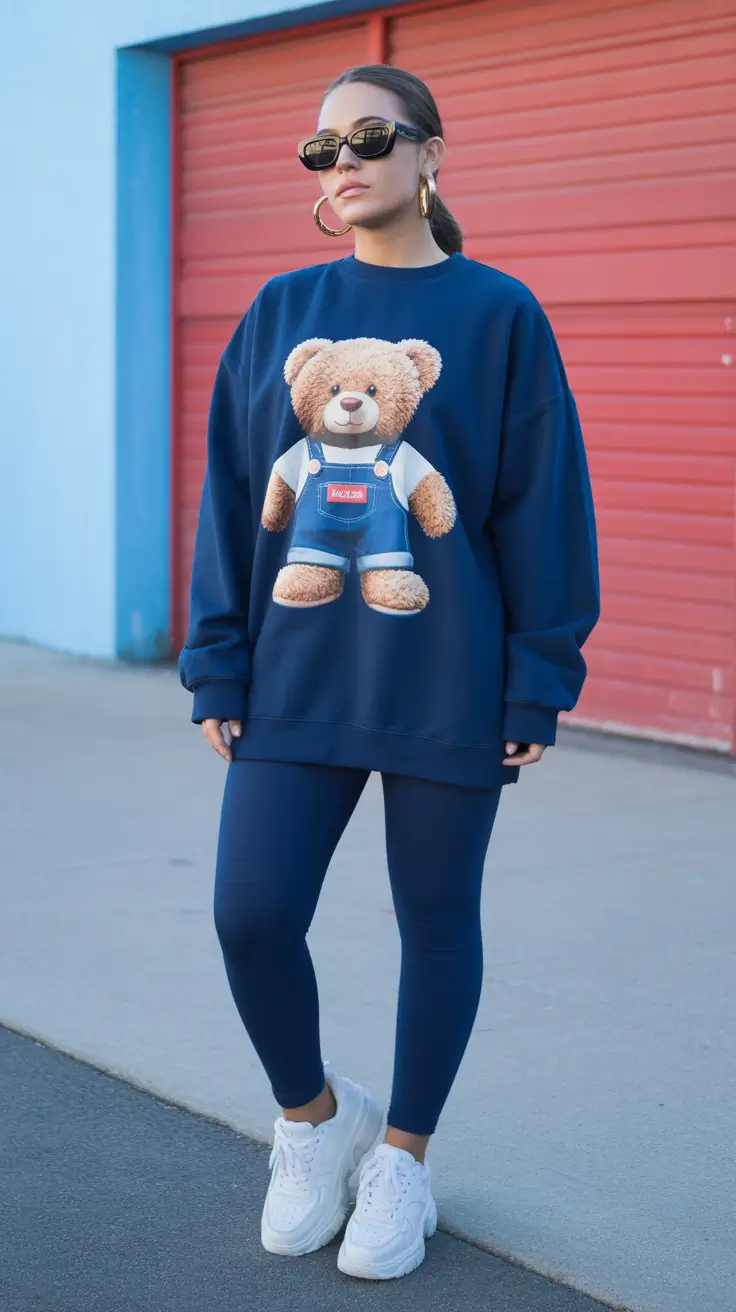 december outfits cozy Playful Navy Street Style
