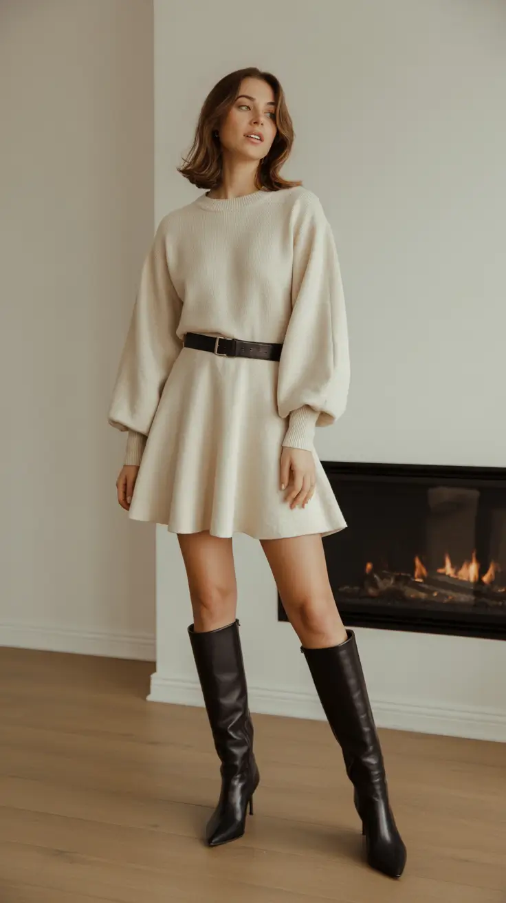 december outfits cozy Soft Neutrals and Modern Femininity