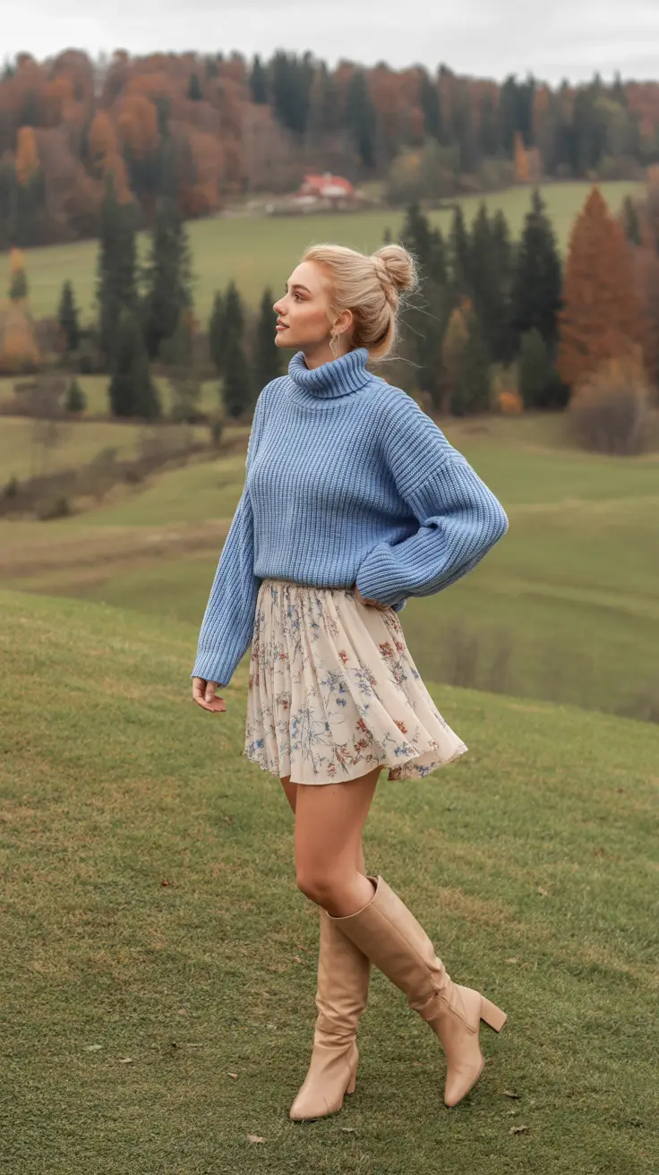 Cute Casual Outfits 2026 Blue Skies and Soft Layers
