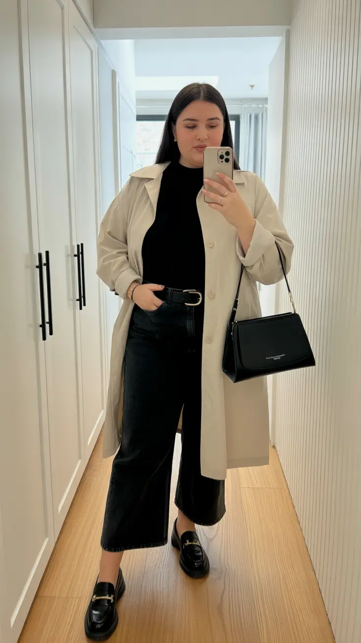 plus size outfits 2026 City Chic in Neutrals