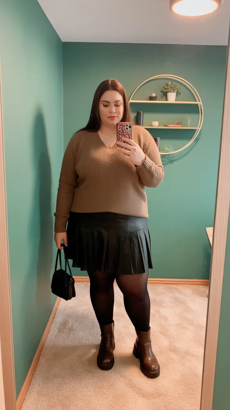 plus size outfits 2026 Modern Preppy Mood