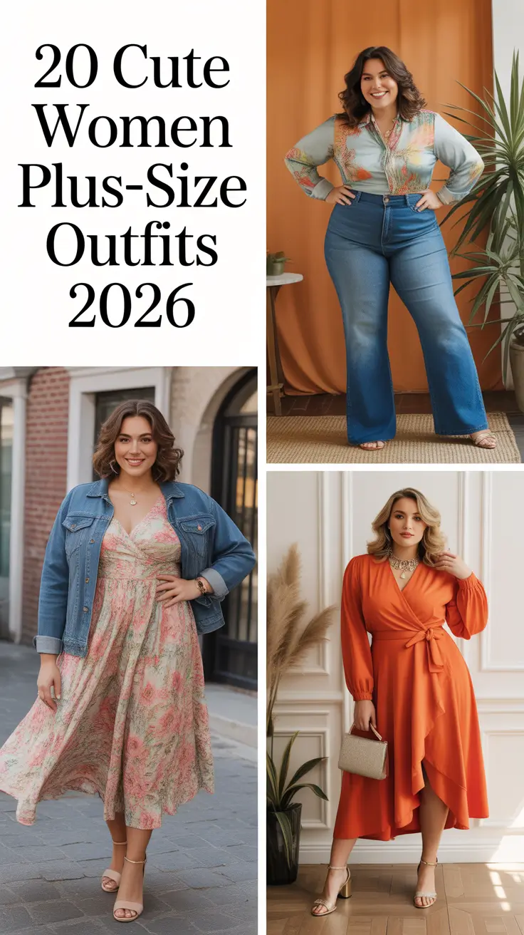 Cute Women Plus-Size Outfits 2026: Cozy, Bold & Stylish Ideas for Every Season