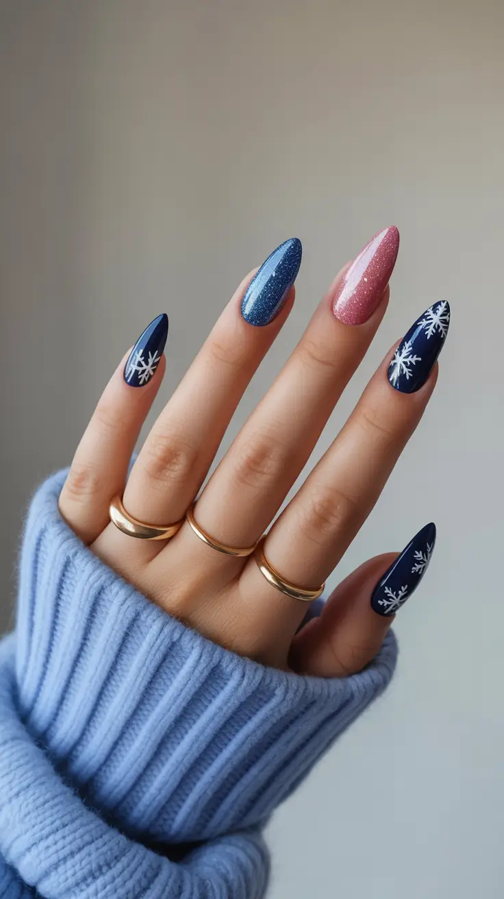 December 2025 Nail Colors Ideas Frosted Twilight