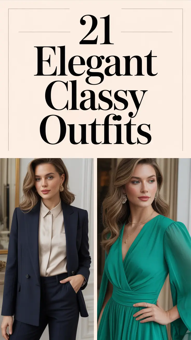 Elegant Classy Outfits 2026: Chic & Timeless Style Ideas for Modern Women