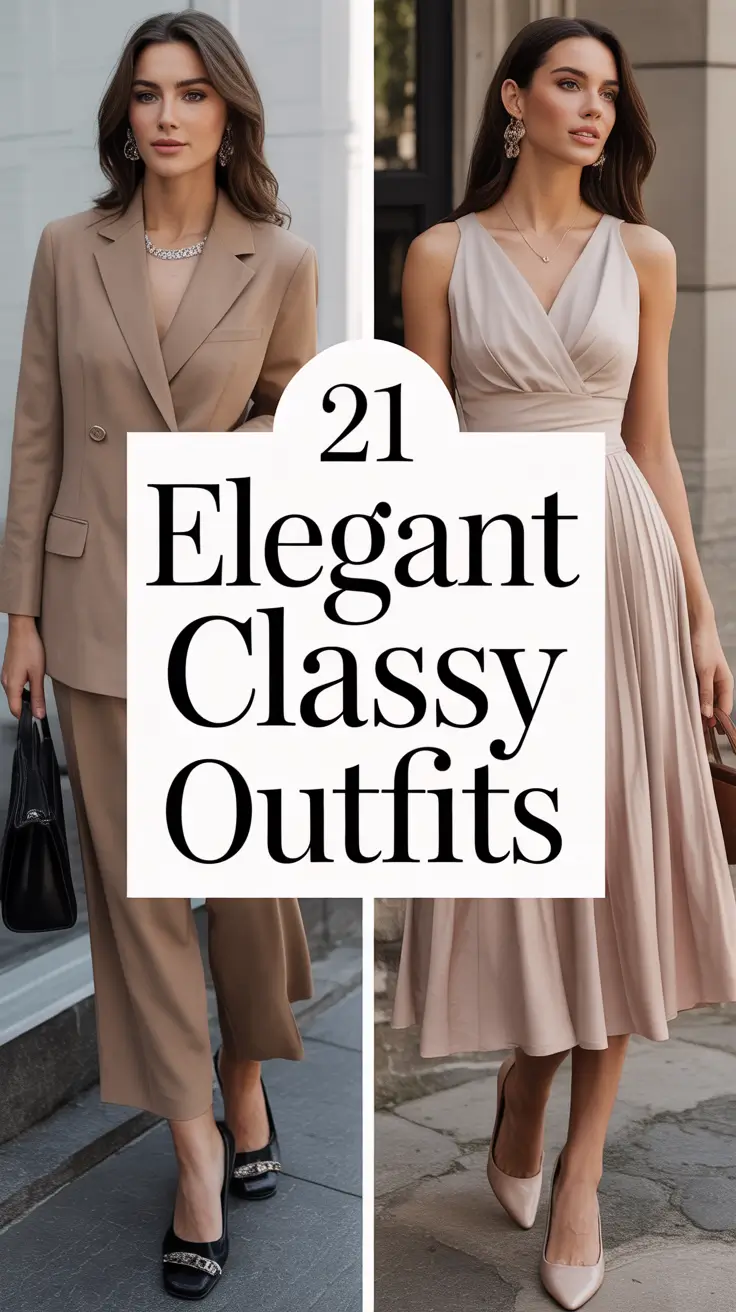 Elegant Classy Outfits 2026: Chic & Timeless Style Ideas for Modern Women