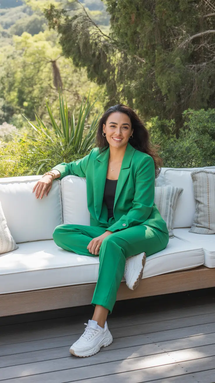 sneakers-outfit-work-green-suit