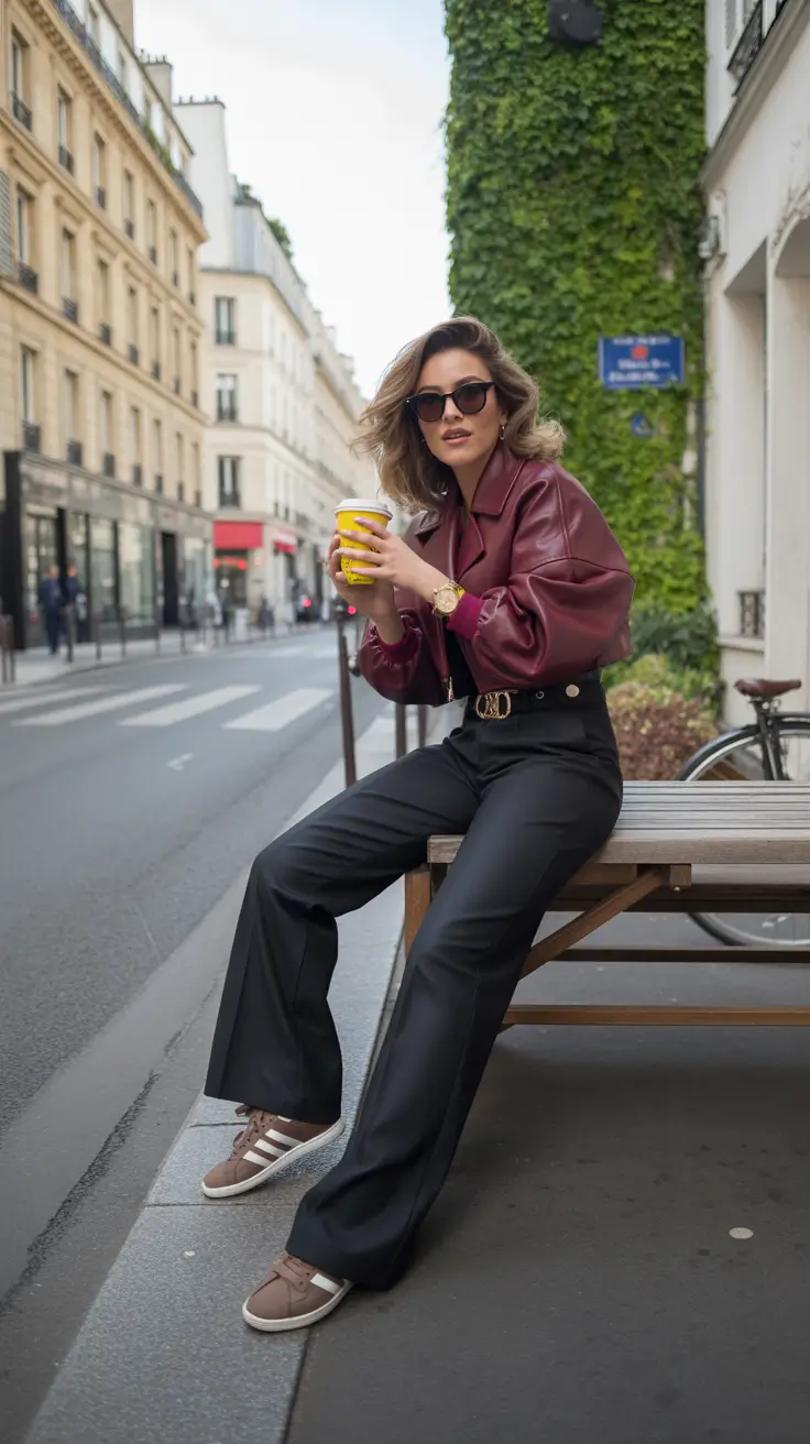 sneakers-outfit-casual-burgundy-luxe