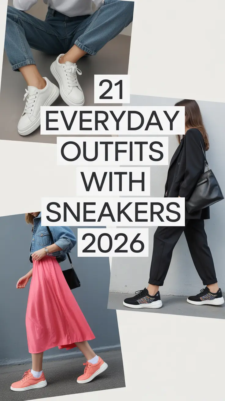 Everyday Outfits with Sneakers 2026: Stylish & Effortless Ideas for Women