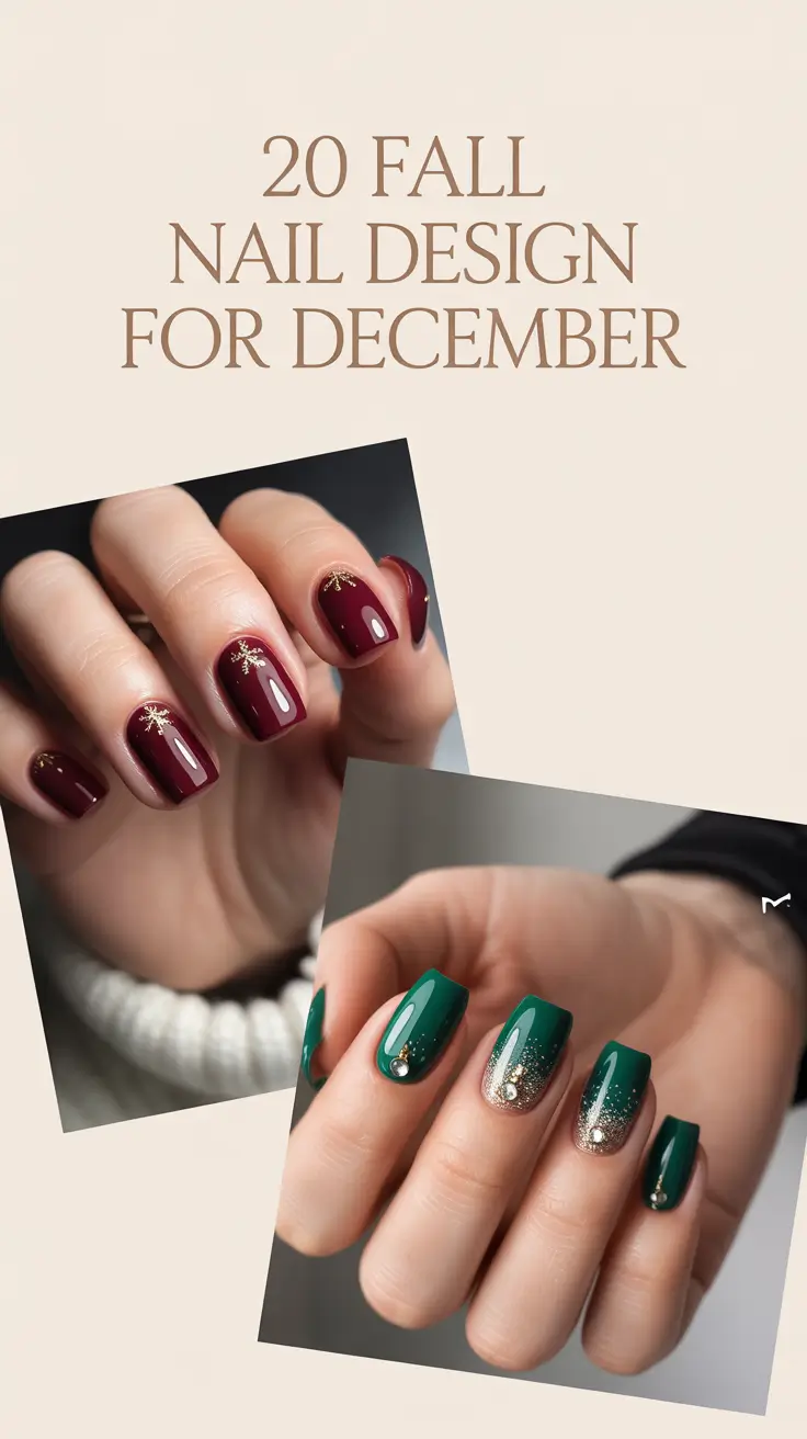 Fall Nail Design for December 2025: Cozy, Festive & Chic Manicure Ideas to Try This Season
