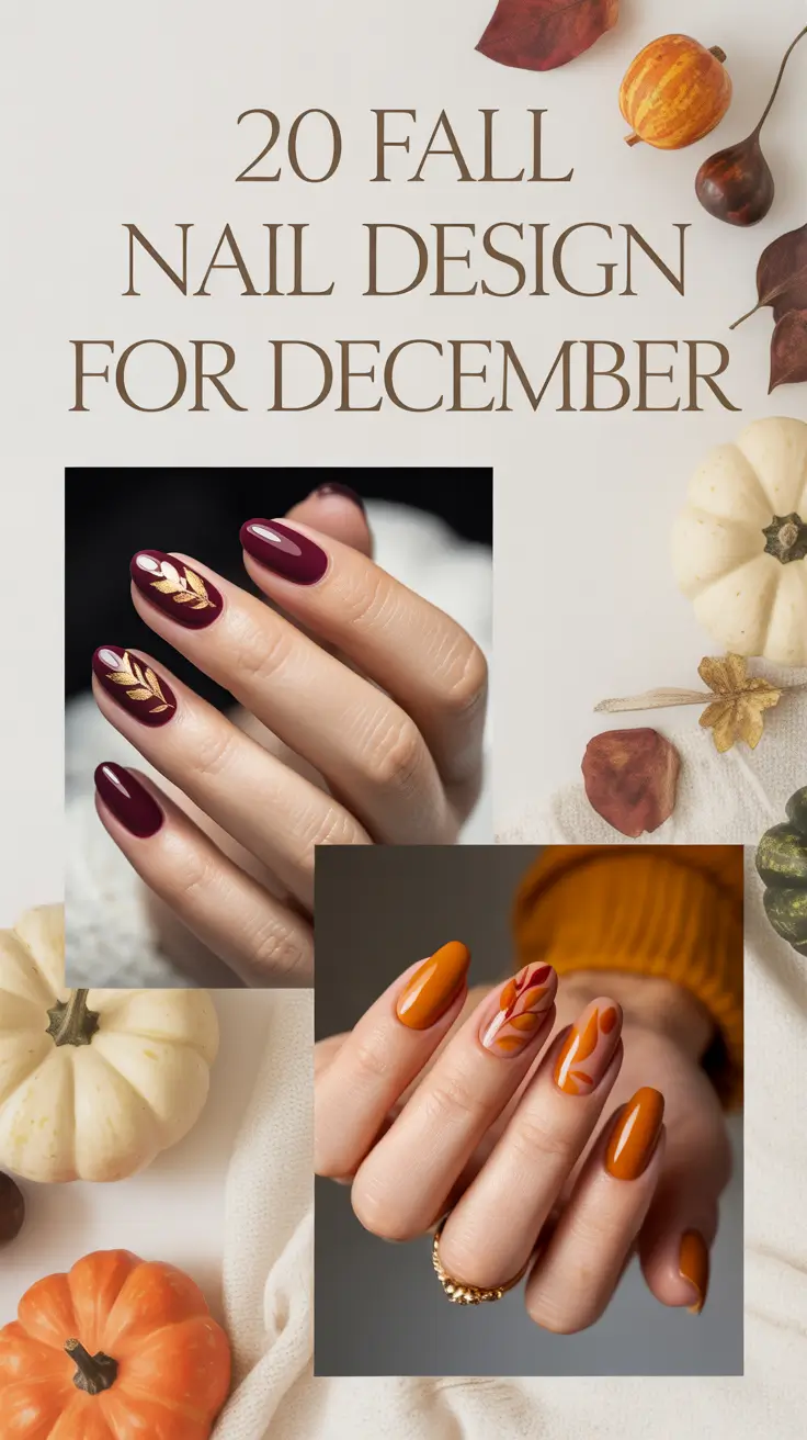 Fall Nail Design for December 2025: Cozy, Festive & Chic Manicure Ideas to Try This Season