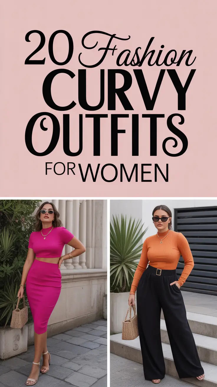 Fashion Curvy Outfits for Women 2026: Soft Autumn Elegance and Hour Glass Trends