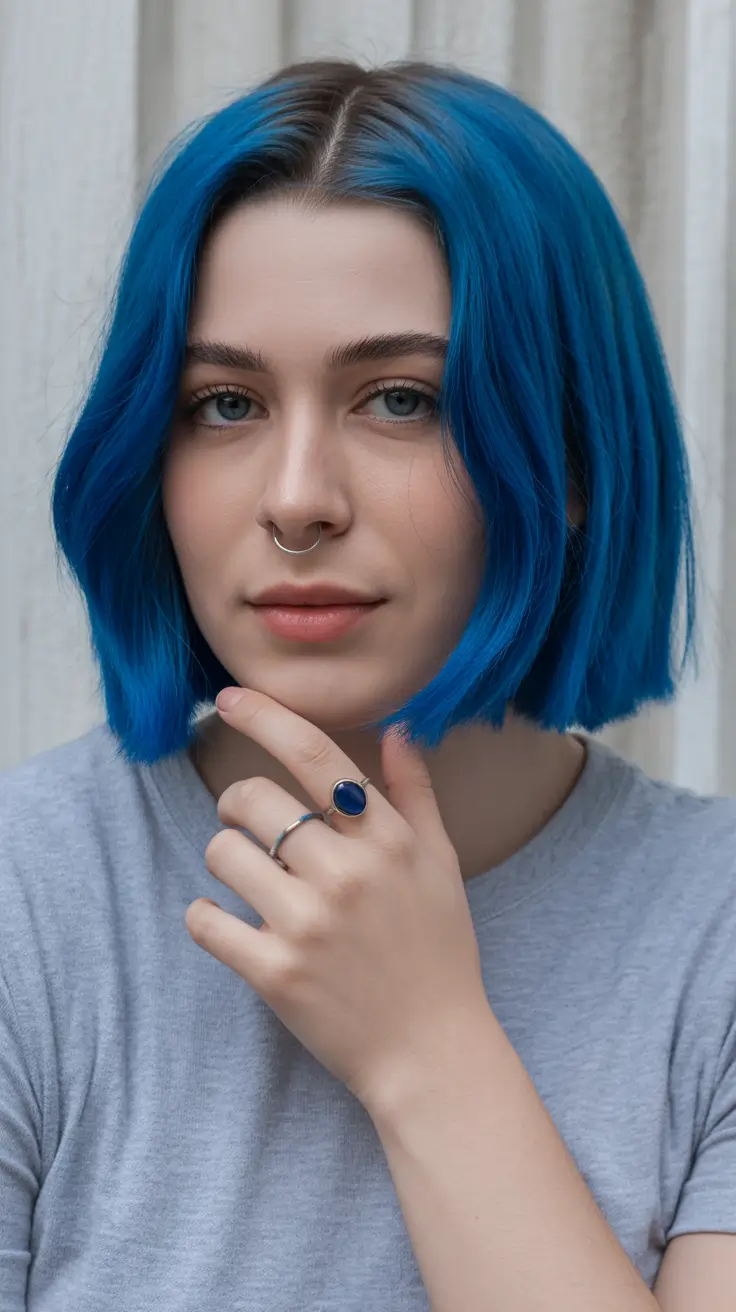 hair color 2026 Electric Blue Dream