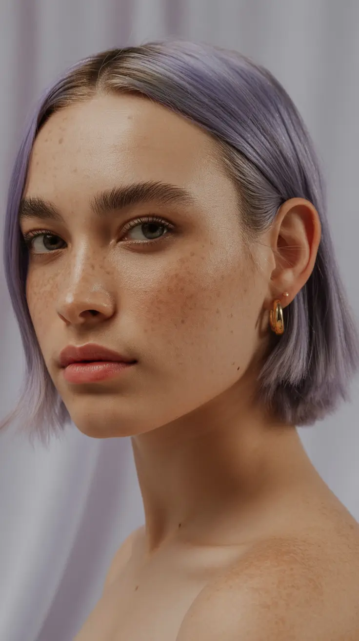 hair color 2026 Lavender Mist Bob