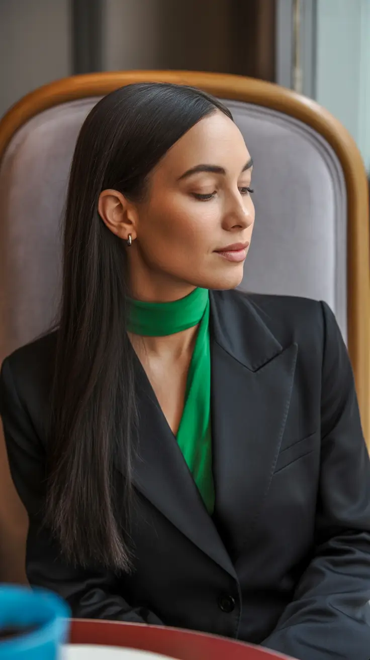 hair color 2026 Glossy Espresso Sleekness