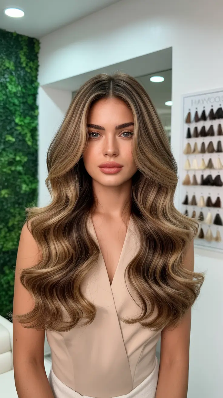 hair color 2026 Golden Mocha Volume