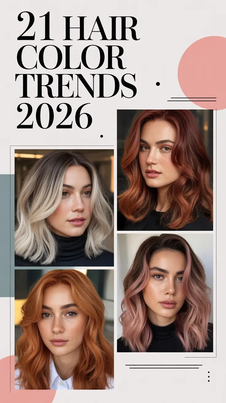 Hair Color Trends 2026: Fresh, Modern & Timeless Shades for Every Mood