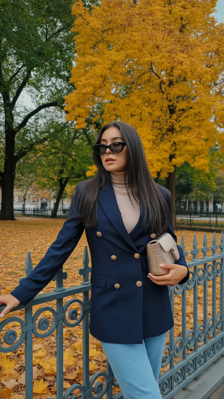 business casual outfits women Golden Autumn Glamour