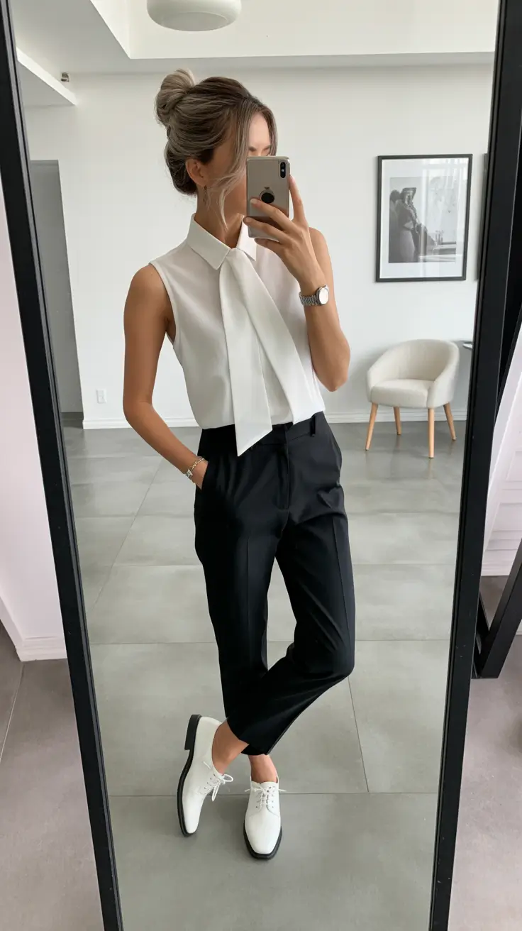 business casual outfits women Minimalist Grace