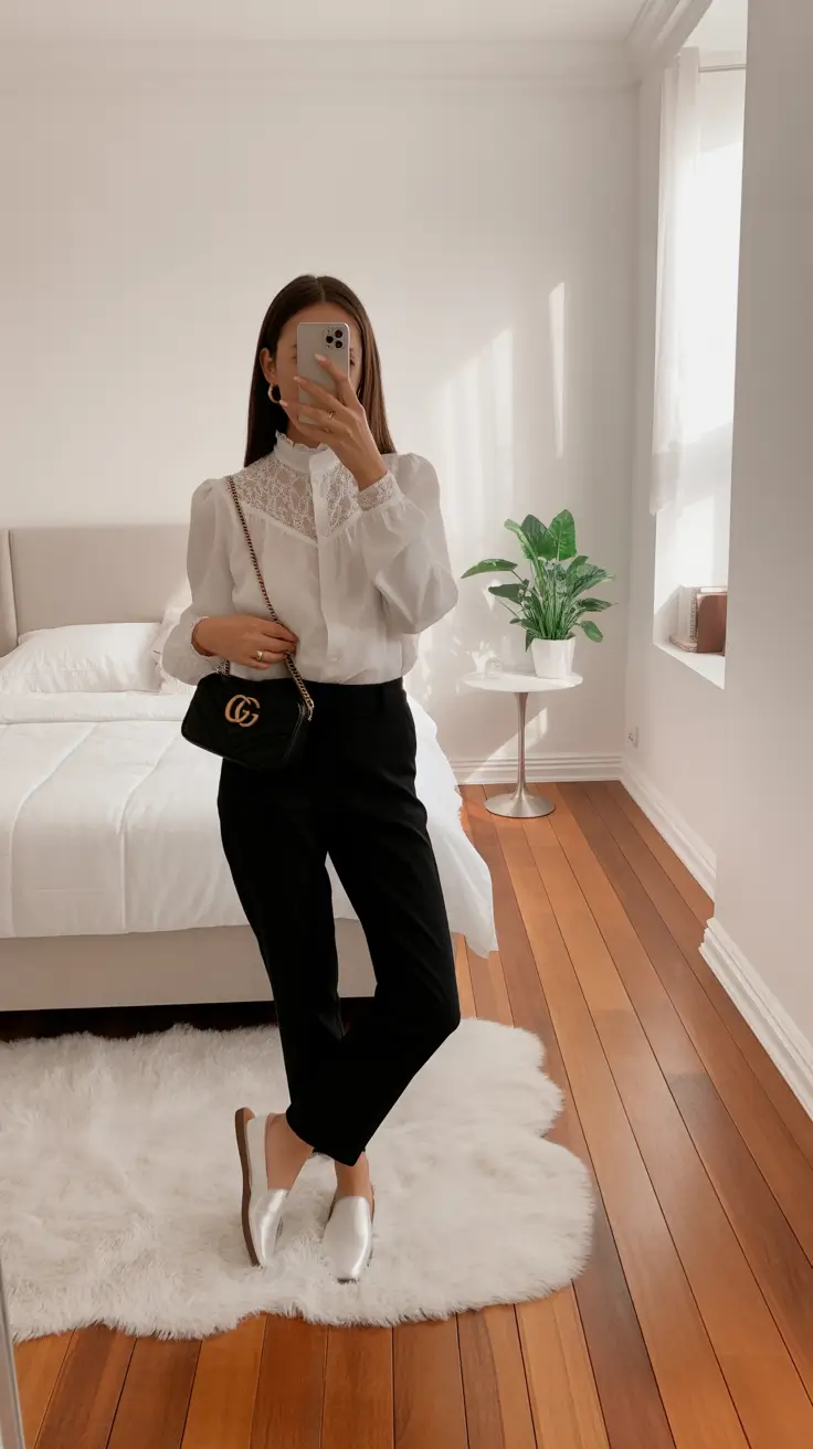 business casual outfits women Romantic Professionalism