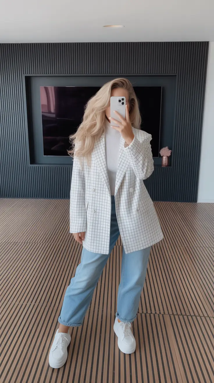 business casual outfits women Grid Lines of Confidence