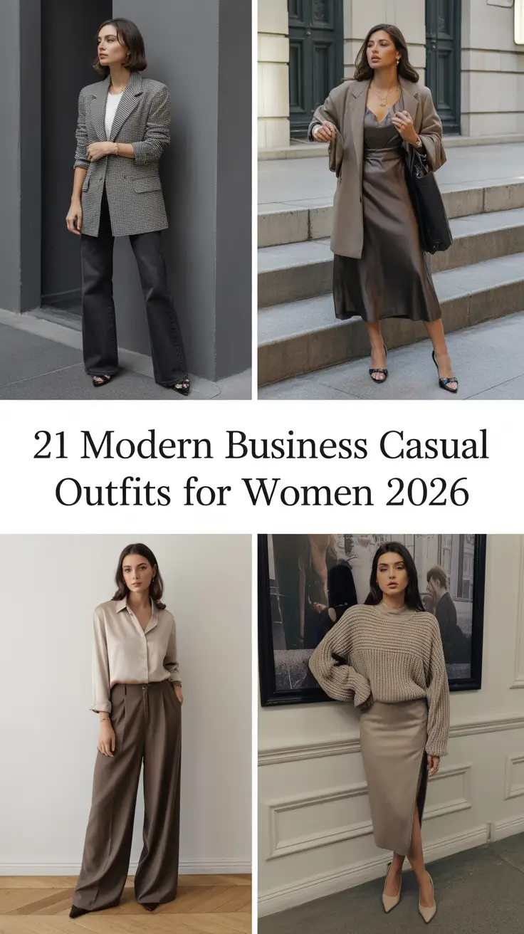 Modern Business Casual Outfits for Women 2026: Trendy, Comfy & Effortlessly Chic Ideas for Every Season