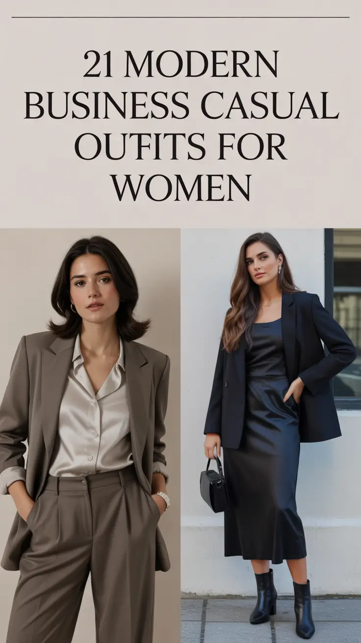 Modern Business Casual Outfits for Women 2026: Trendy, Comfy & Effortlessly Chic Ideas for Every Season