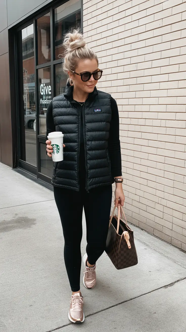 Modern mom outfits 2026 Active City Mom Energy