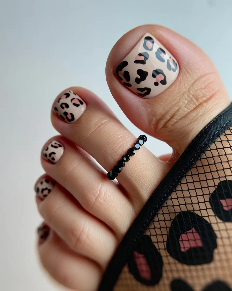 Wild Touch Winter Toe Nails 2025