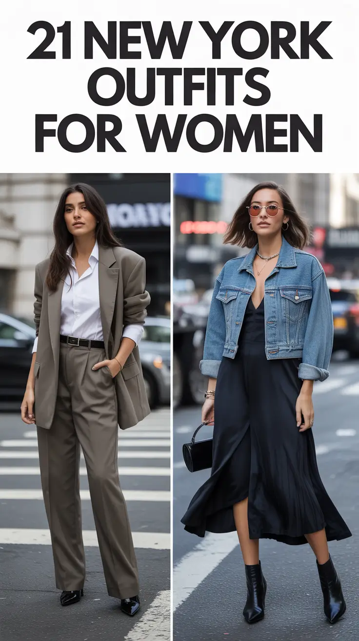 New York Outfits for Women 2026: Aesthetic Street Style Ideas for Every Season