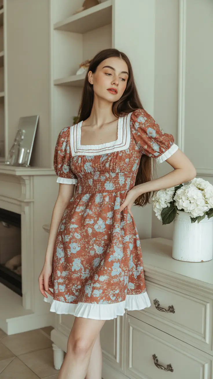outfit ideas 2026 Vintage Cottage Bloom
