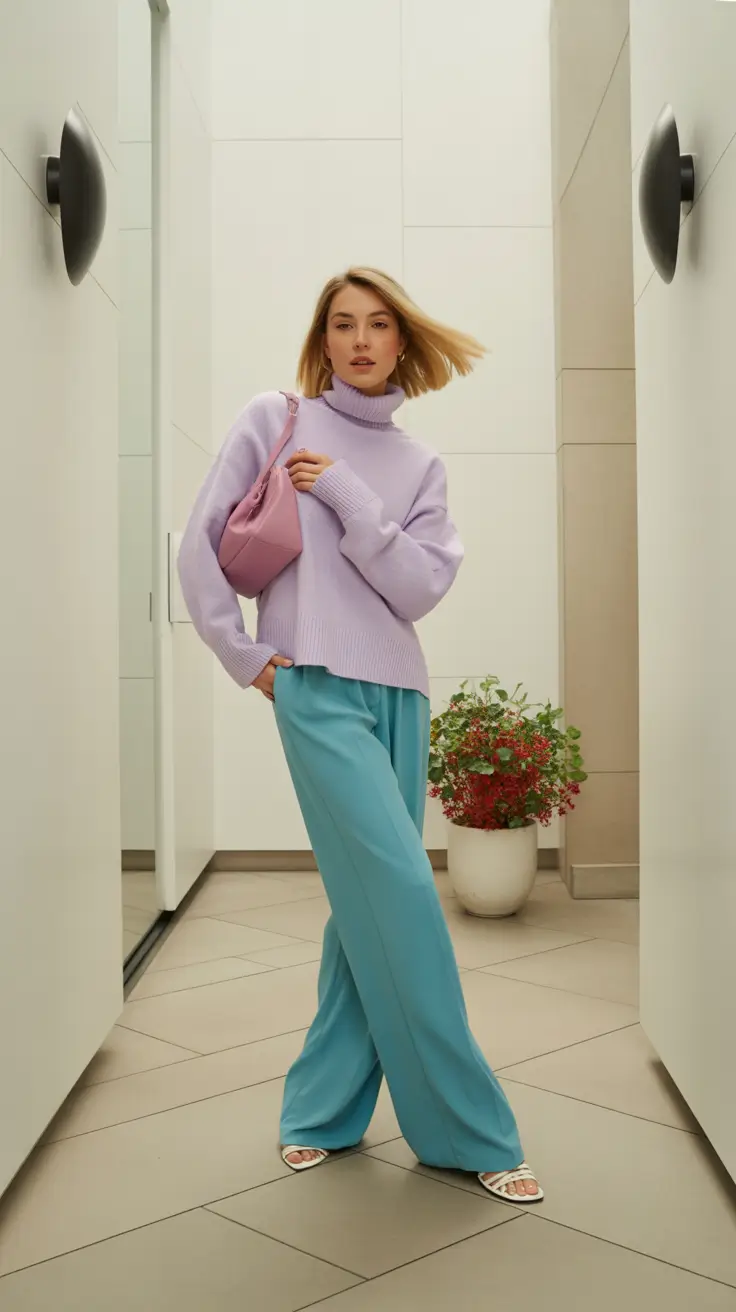 outfit ideas 2026 Soft Lilac Street Ease
