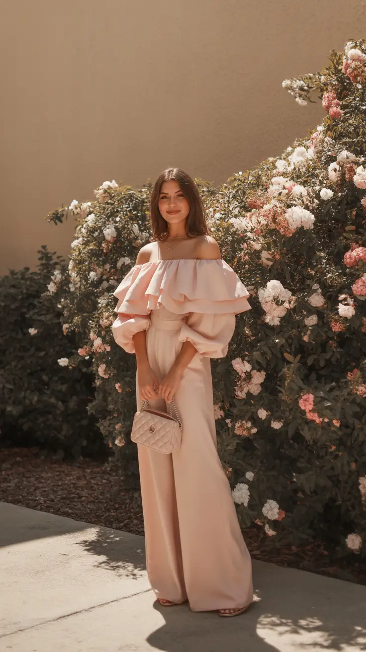 outfit ideas 2026 Rose Glow Ensemble