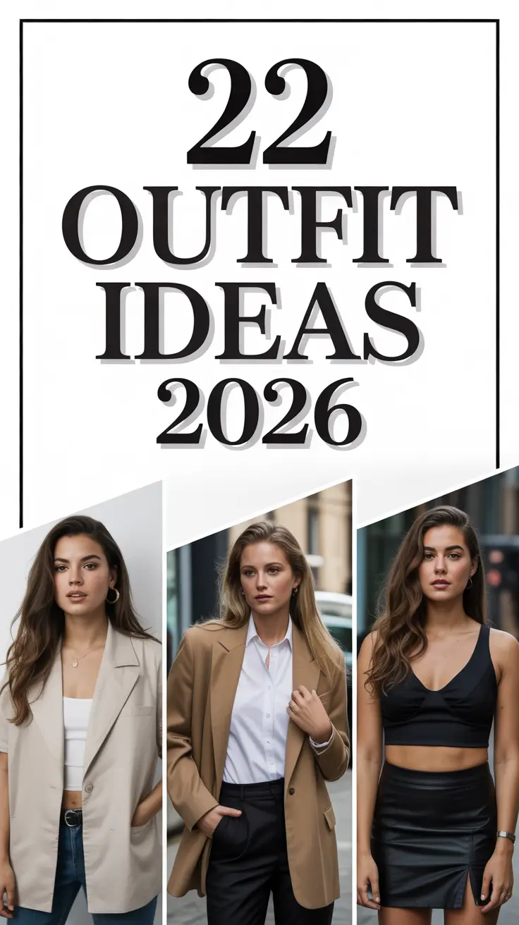 Stunning Outfit Ideas 2026 to Inspire Your Wardrobe — From Streetwear to Elegant Looks