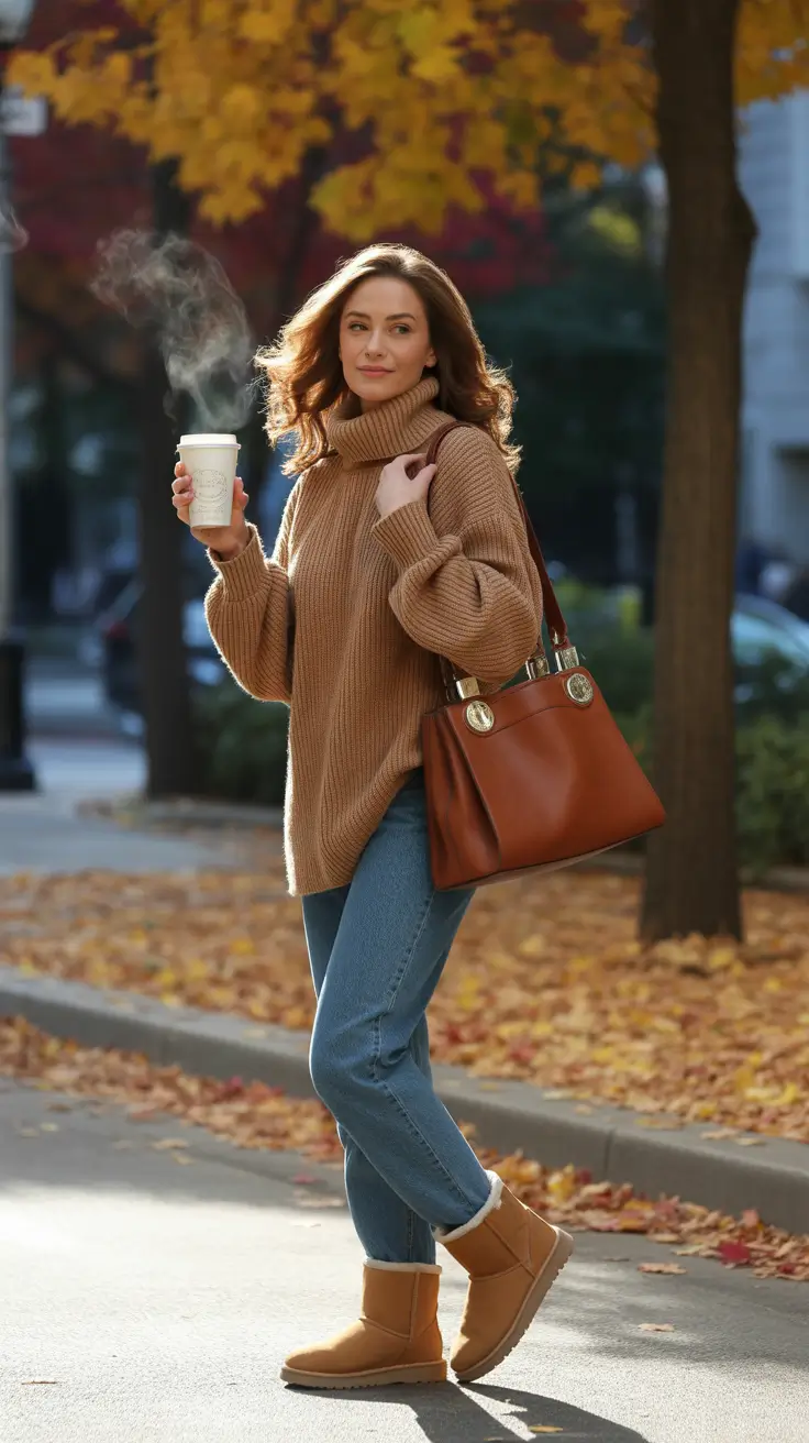 Outfits with Ugg boots 2026 Golden Morning Stroll