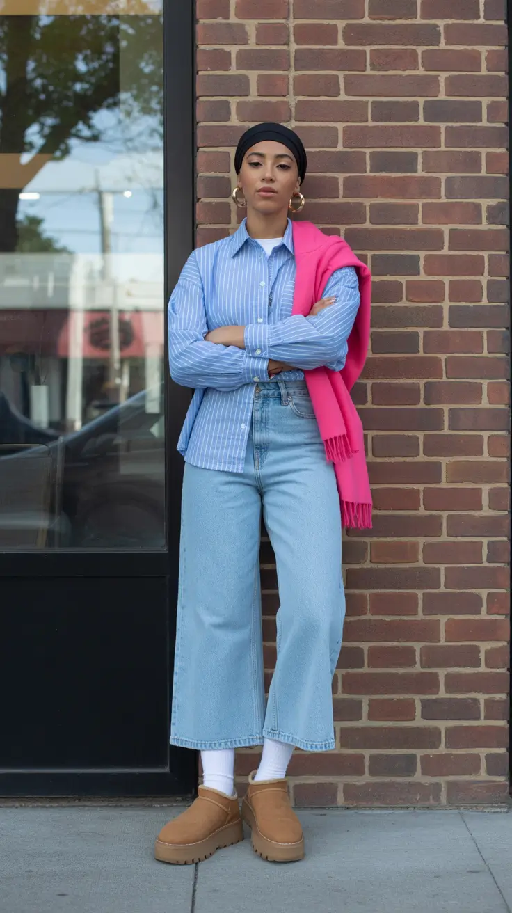 Outfits with Ugg boots 2026 Denim and Drama