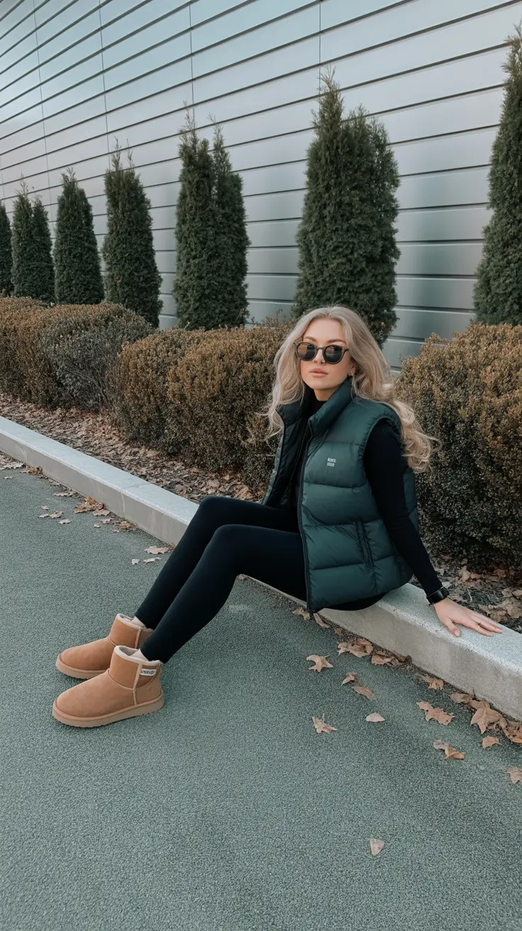 Outfits with Ugg boots 2026 City Cool in Chestnut Neutrals