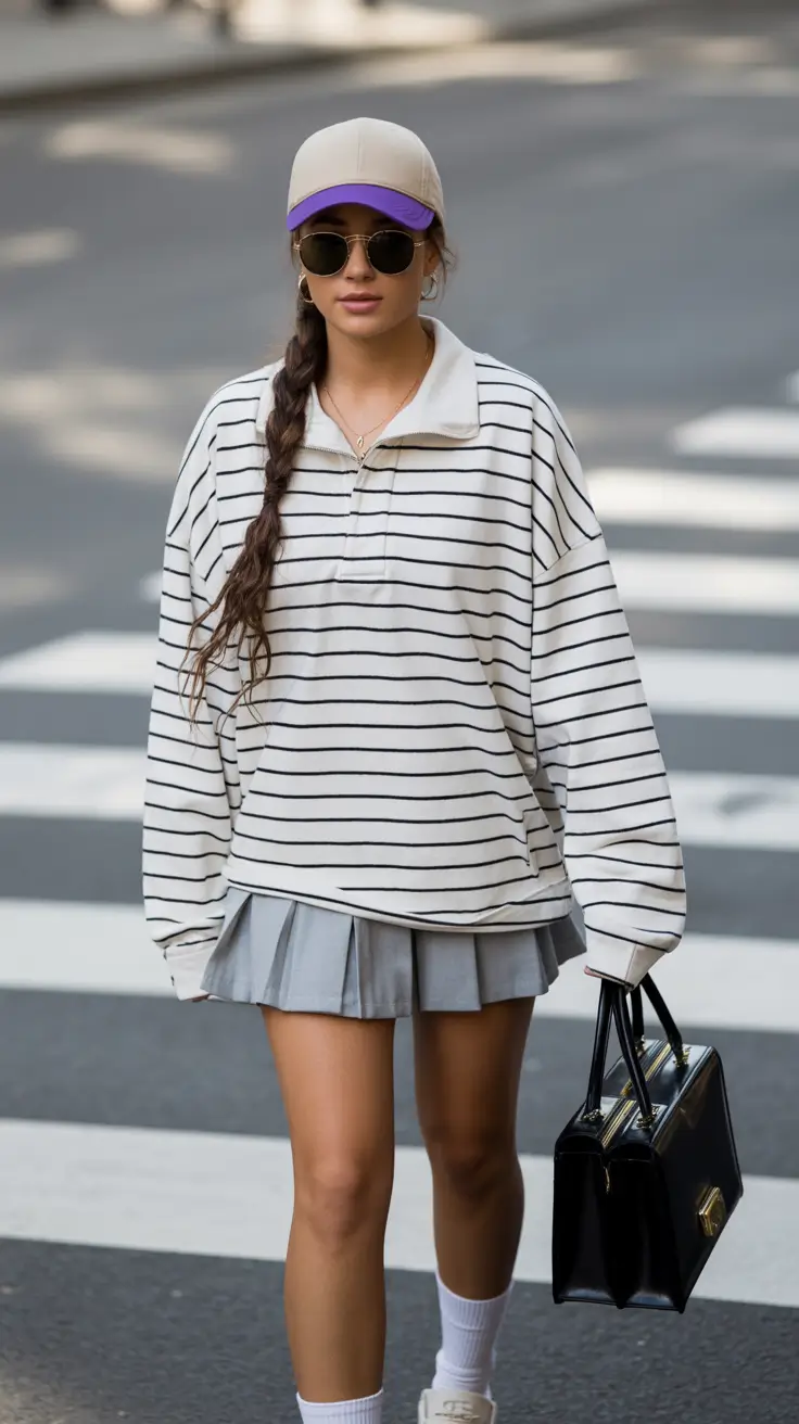 preppy outfits aesthetic Sporty Street Prep