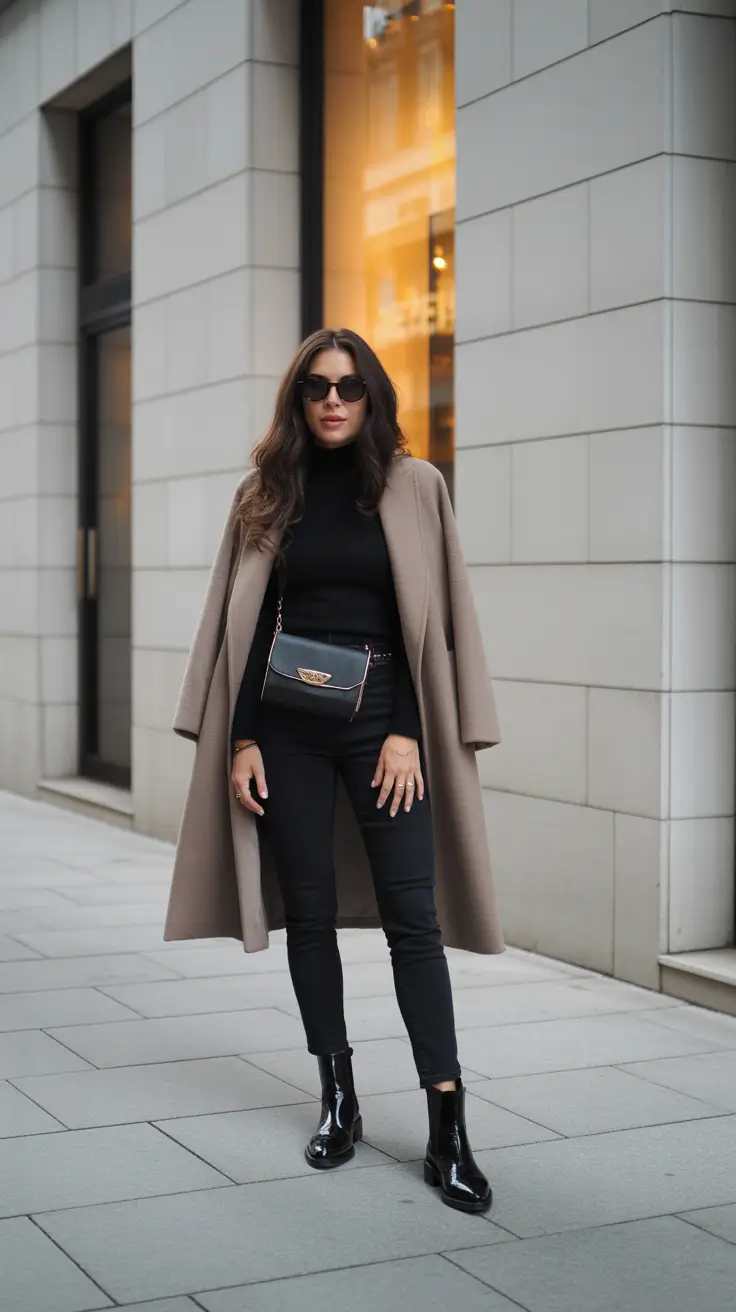 cold weather outfits for women Refined Neutrals and City Sophistication