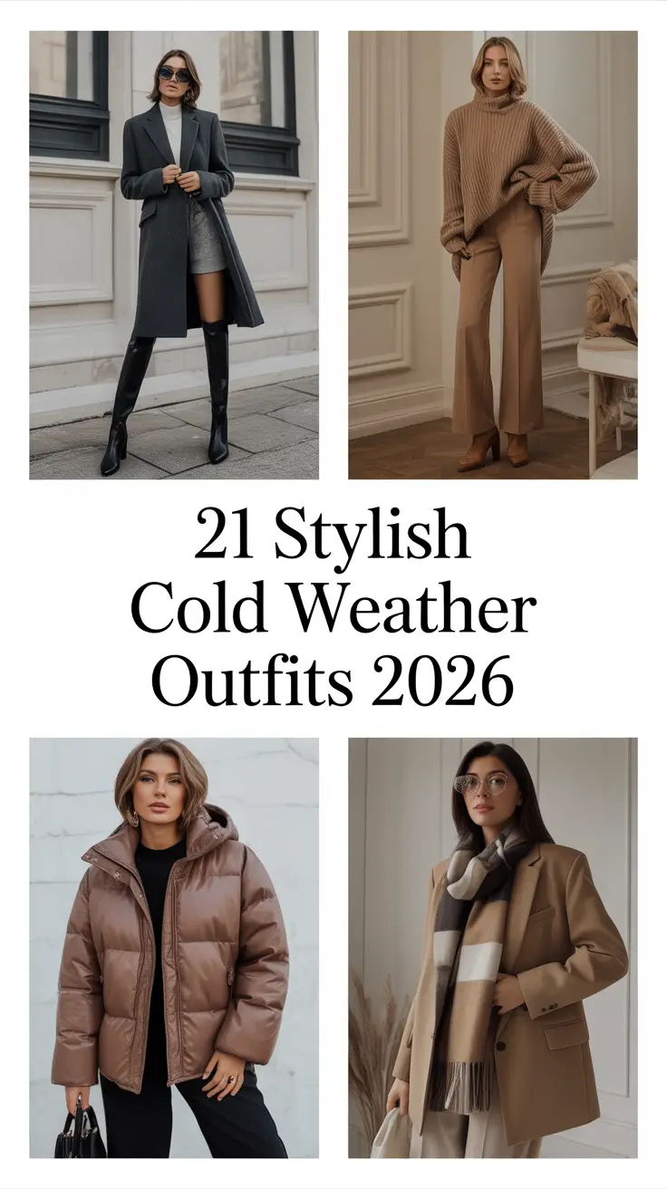 Stylish Cold Weather Outfits 2026: Chic & Cozy Ideas to Stay Warm in Style