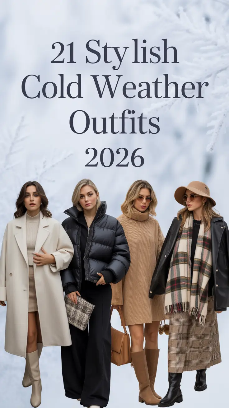 Stylish Cold Weather Outfits 2026: Chic & Cozy Ideas to Stay Warm in Style