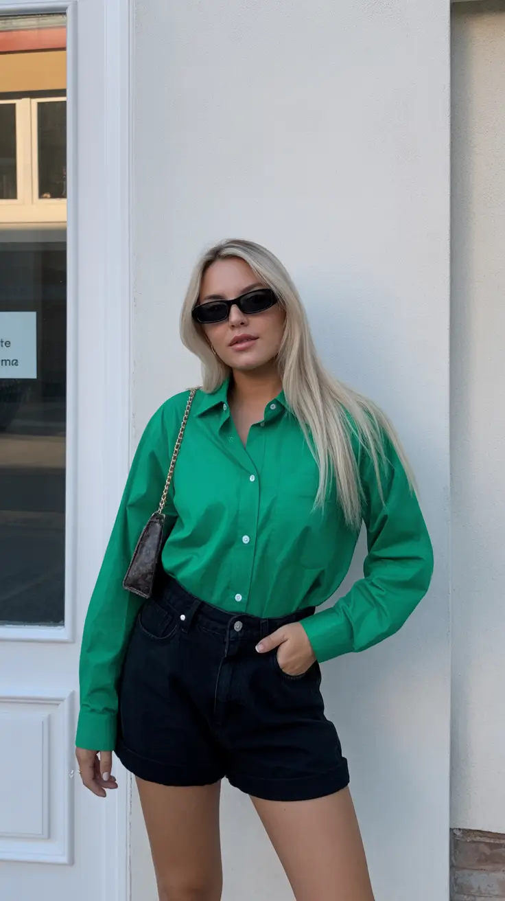 Stylish everyday outfits 2026 Vivid Contrast Energy