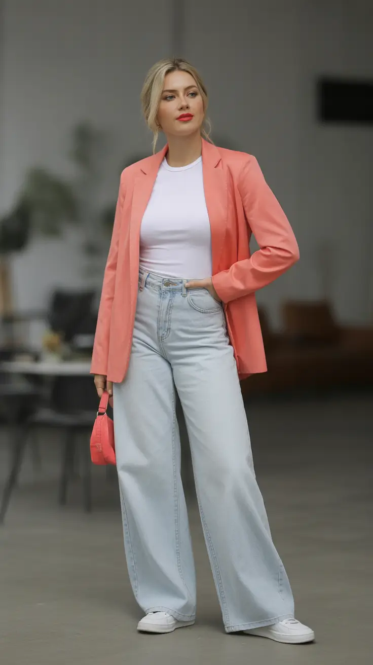Stylish everyday outfits 2026 Coral Bright Confidence