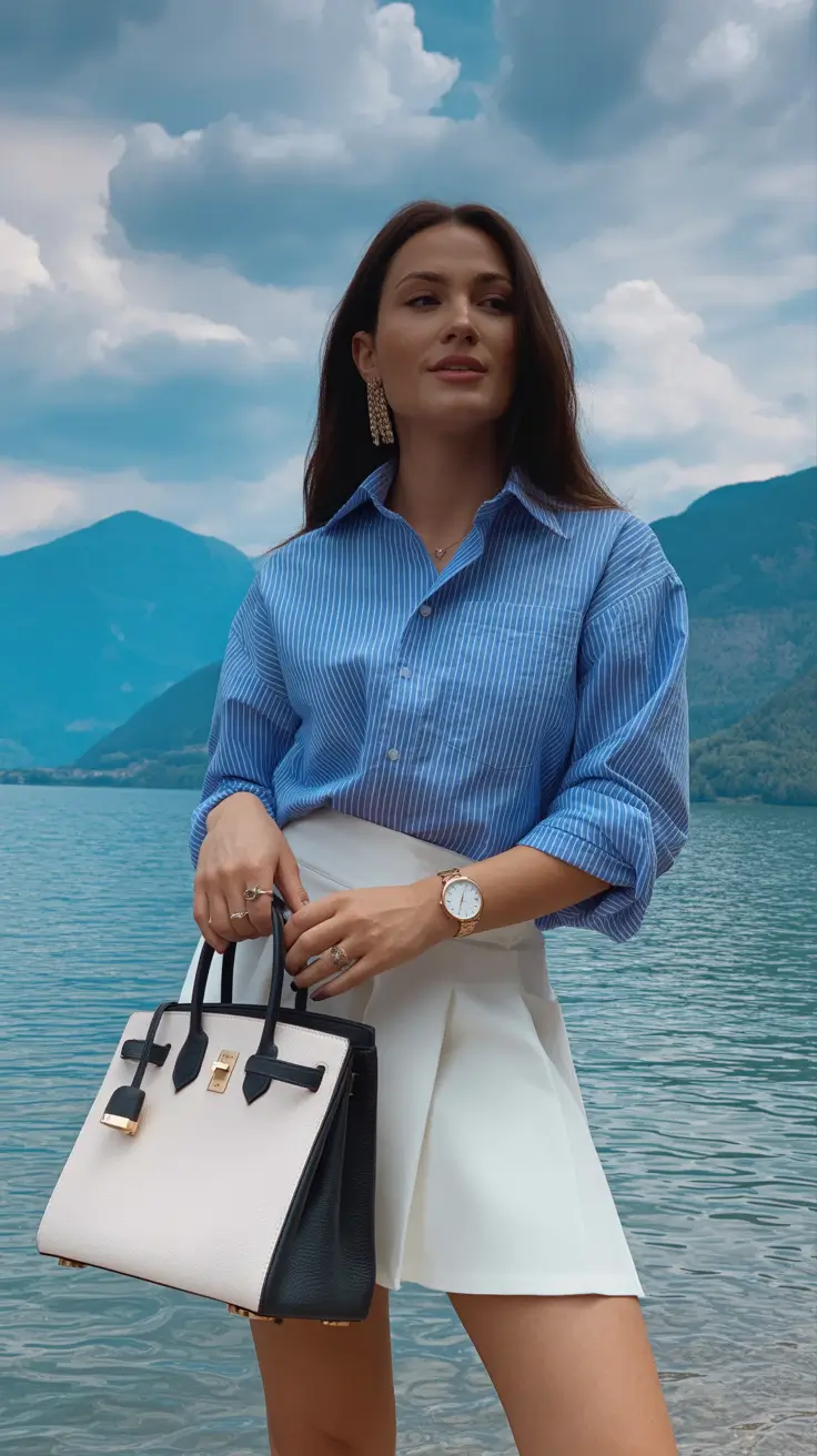 Stylish everyday outfits 2026 Polished Lakeside Chic